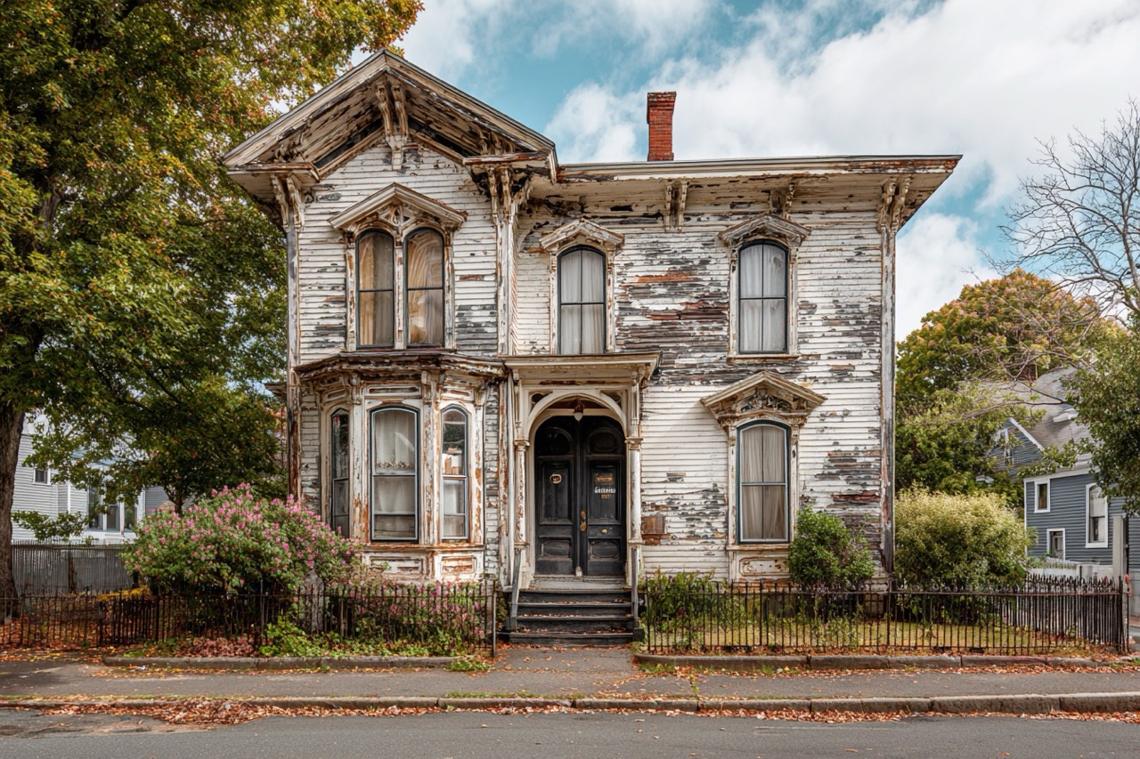 Victorian home in Massachusetts completing lien sale closing process