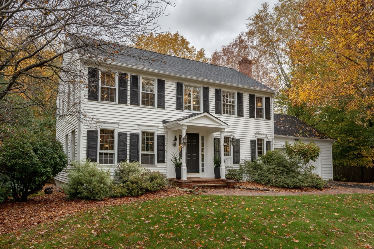Selling house during divorce Massachusetts with traditional colonial style home