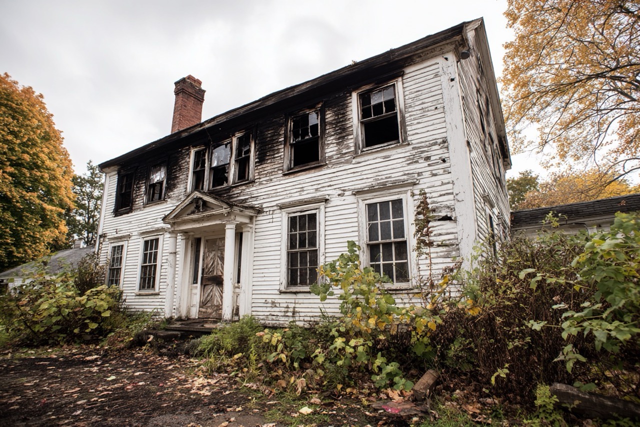 Massachusetts fire damaged property prepared for as-is sale