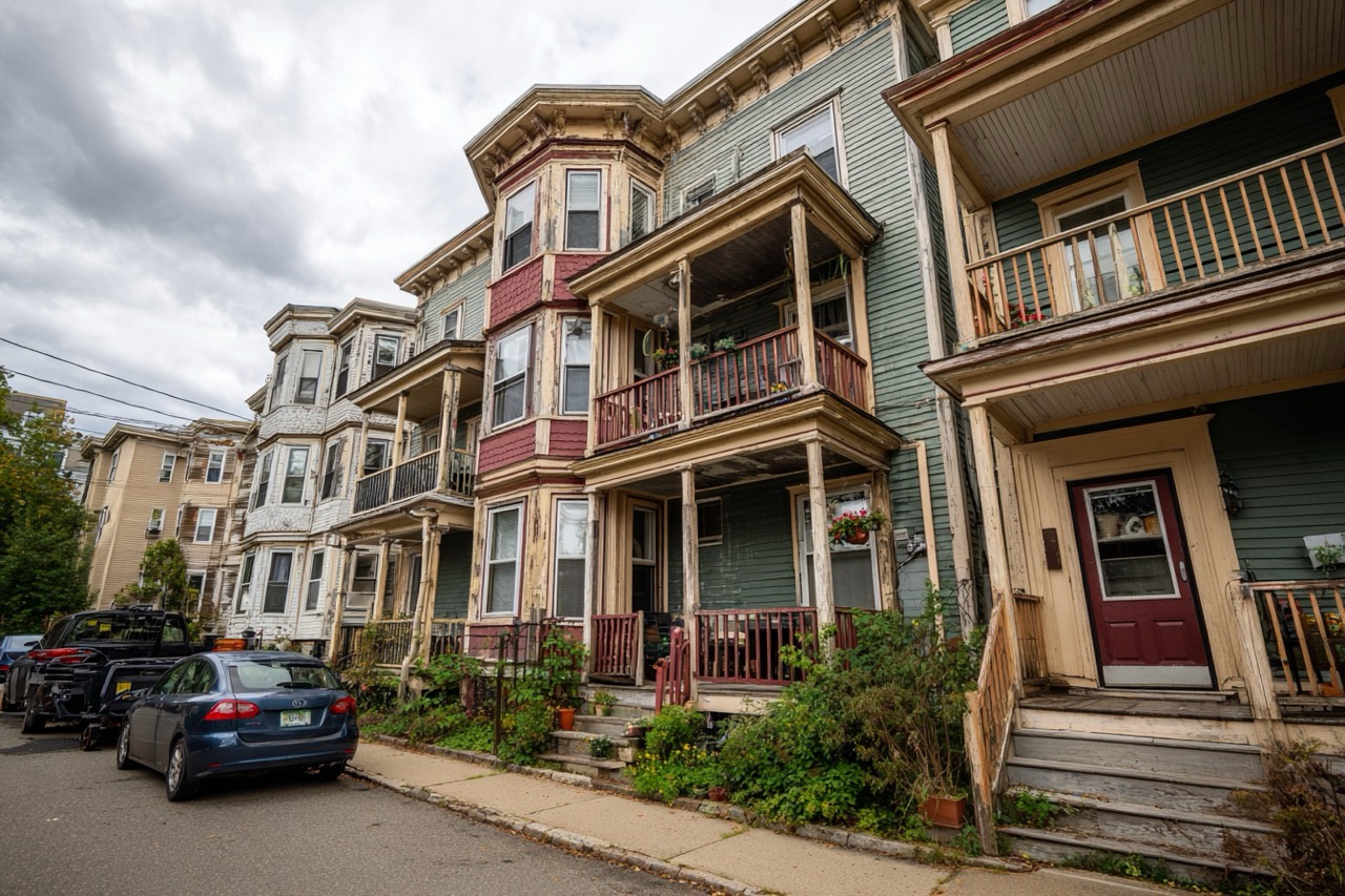 Massachusetts triple decker home needing lien resolution before sale