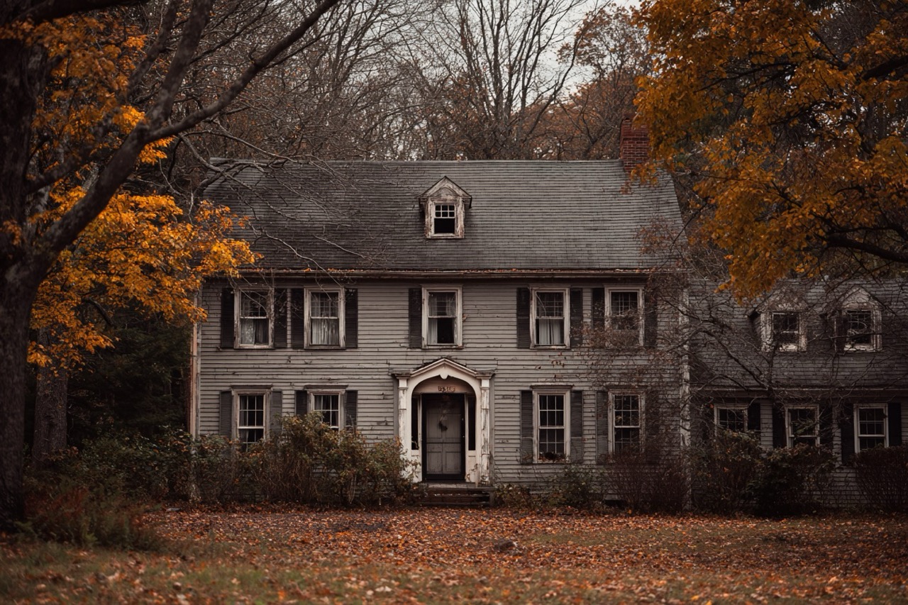 Massachusetts foreclosure notice on colonial style house