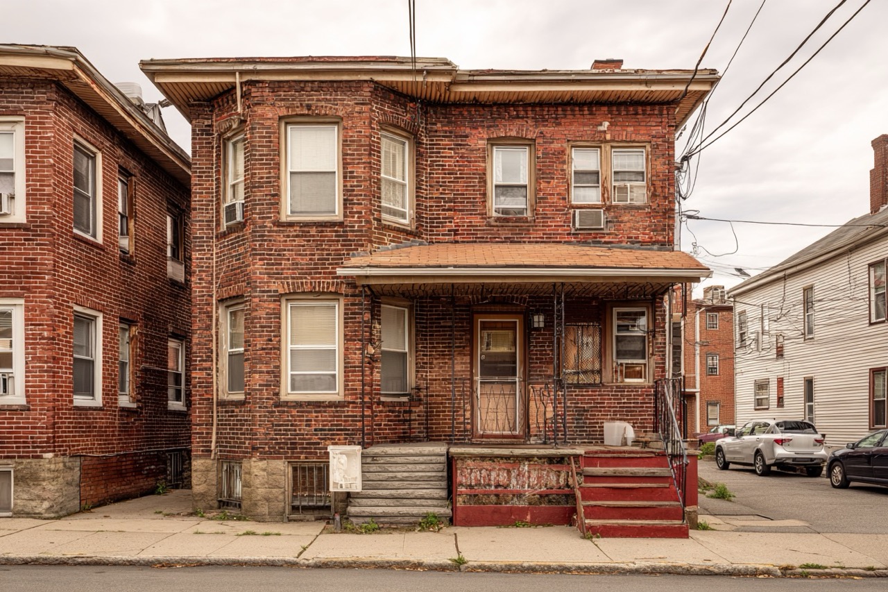 Multi-family home foreclosure sale in Massachusetts neighborhood