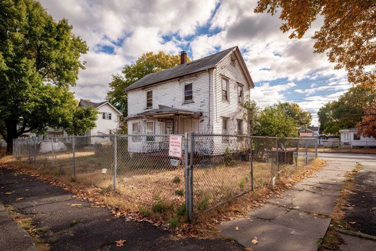 Vacant Massachusetts home requiring security measures to prevent squatters