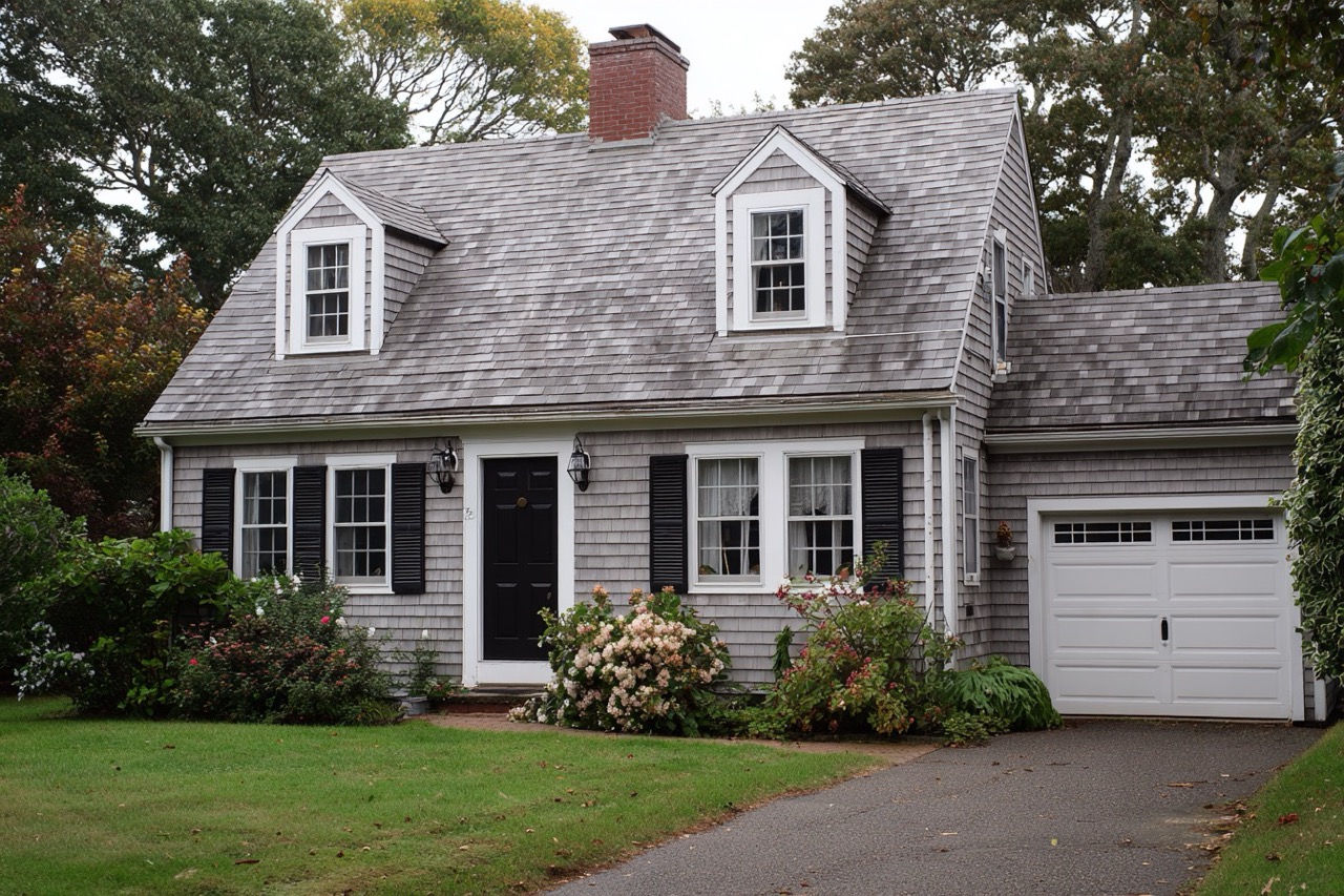 Cape Cod style home in Massachusetts during lien negotiation process