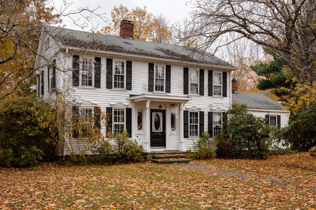 Colonial style house in Massachusetts requiring probate sale